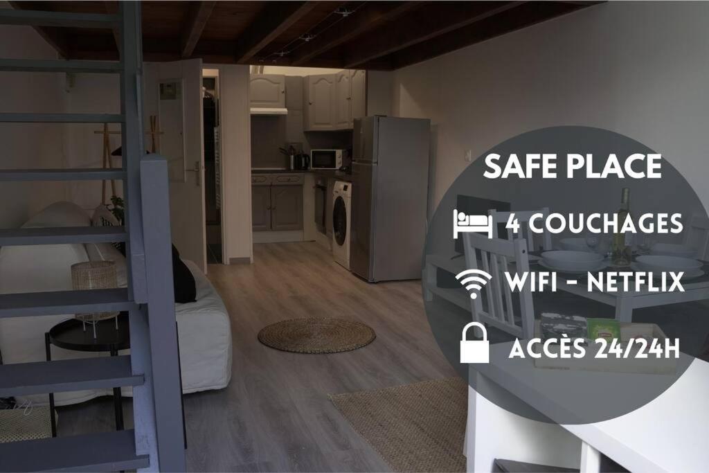 Saafeplace-4Pers-Wifi-Keybox-24Sur7 Étampes Kültér fotó